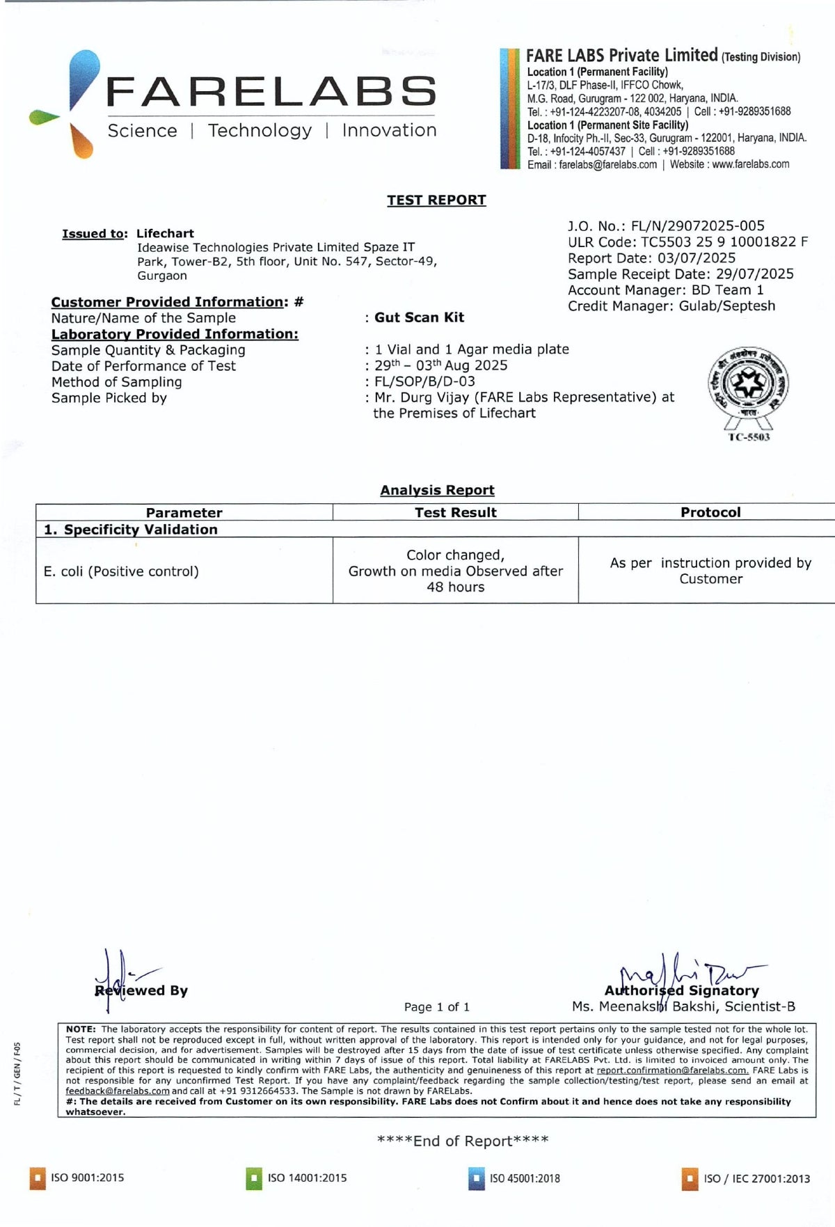 certification