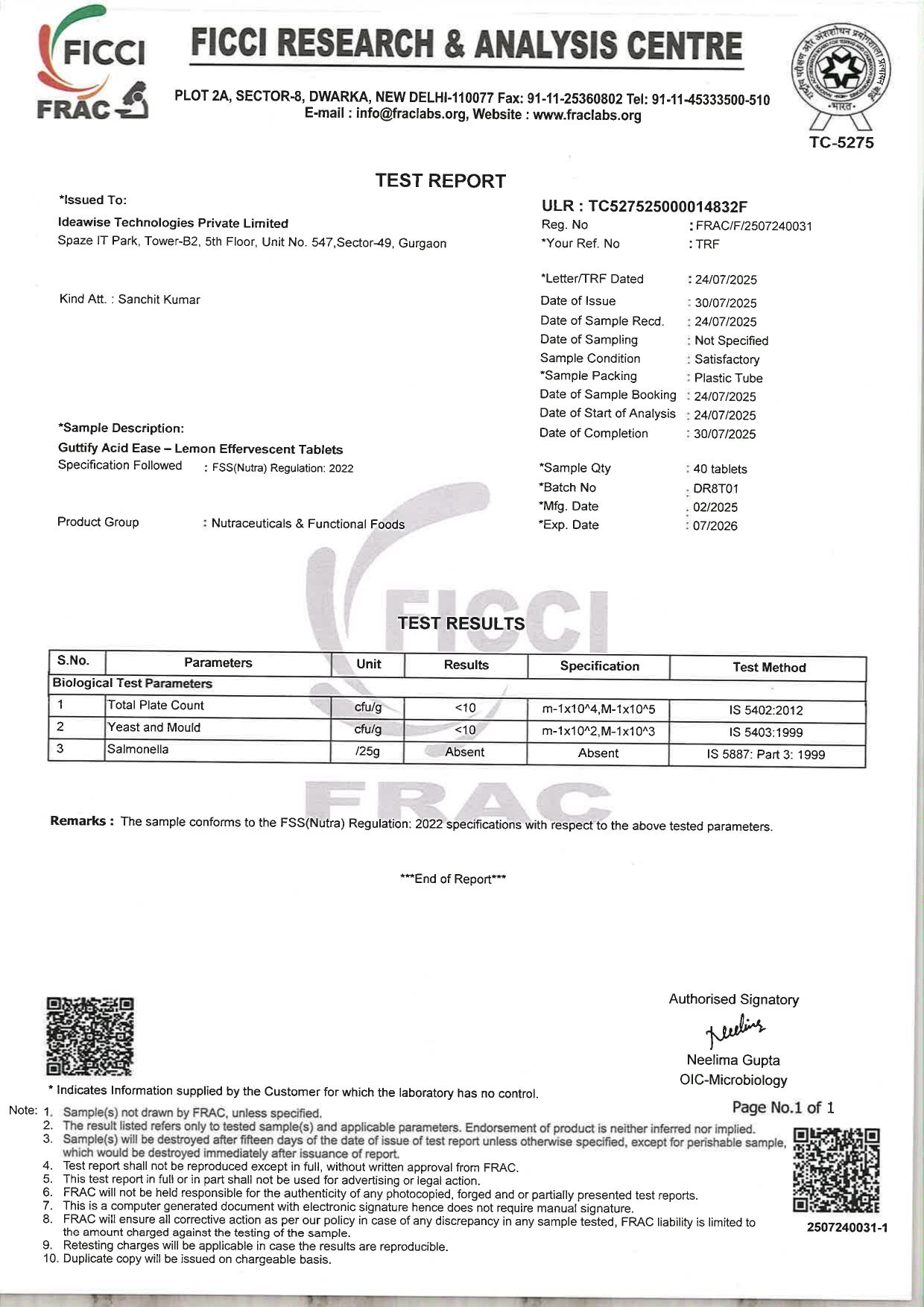 certification