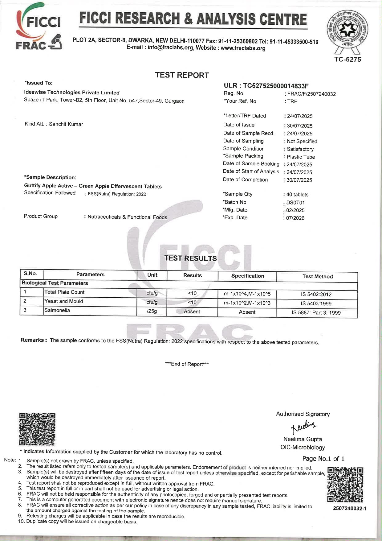 certification