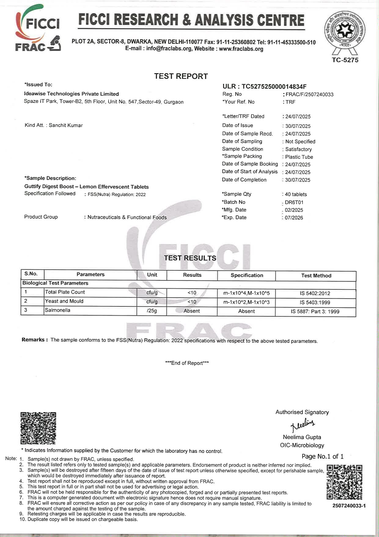 certification