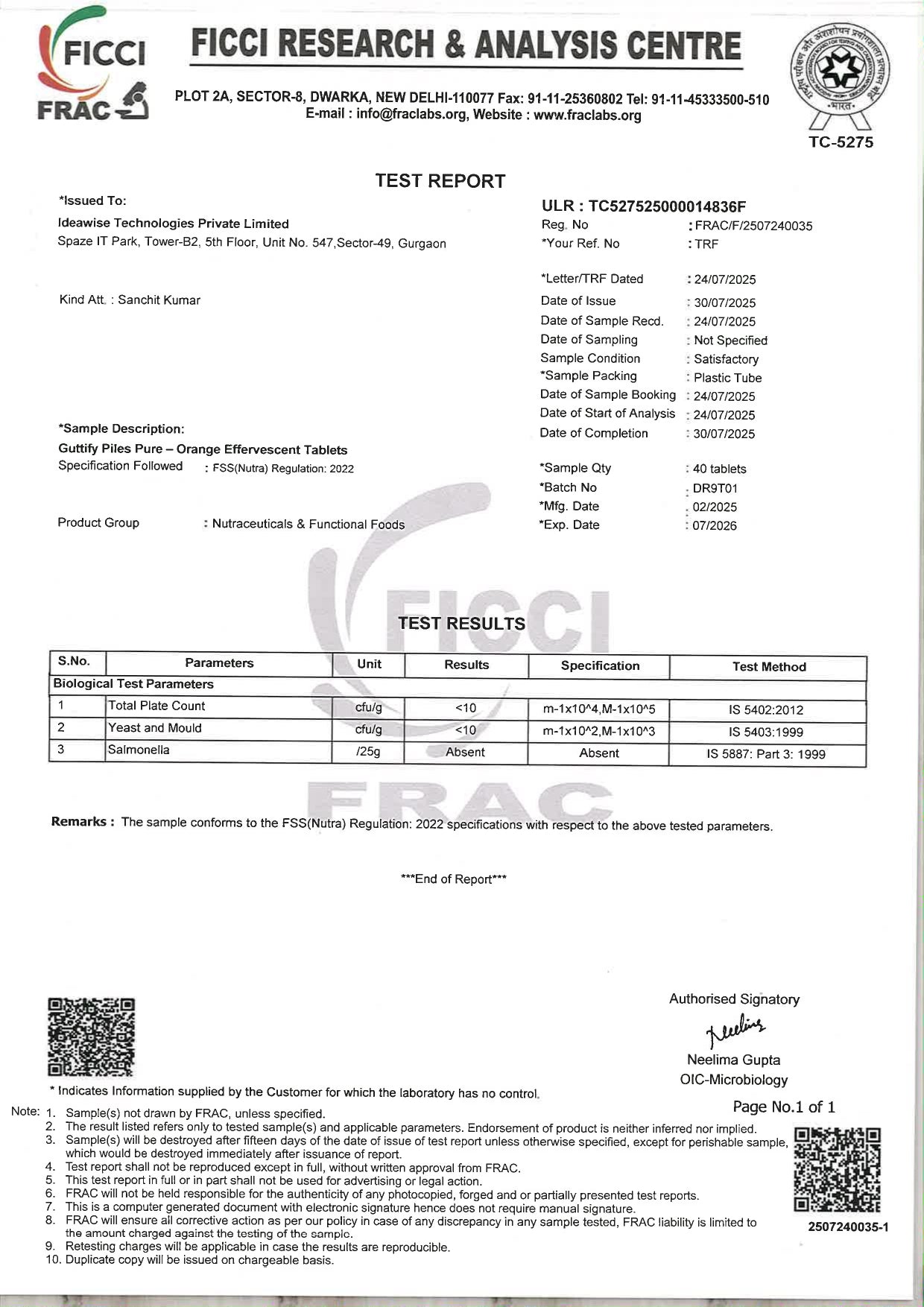 certification